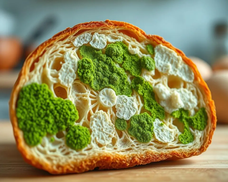 Bread mould growth