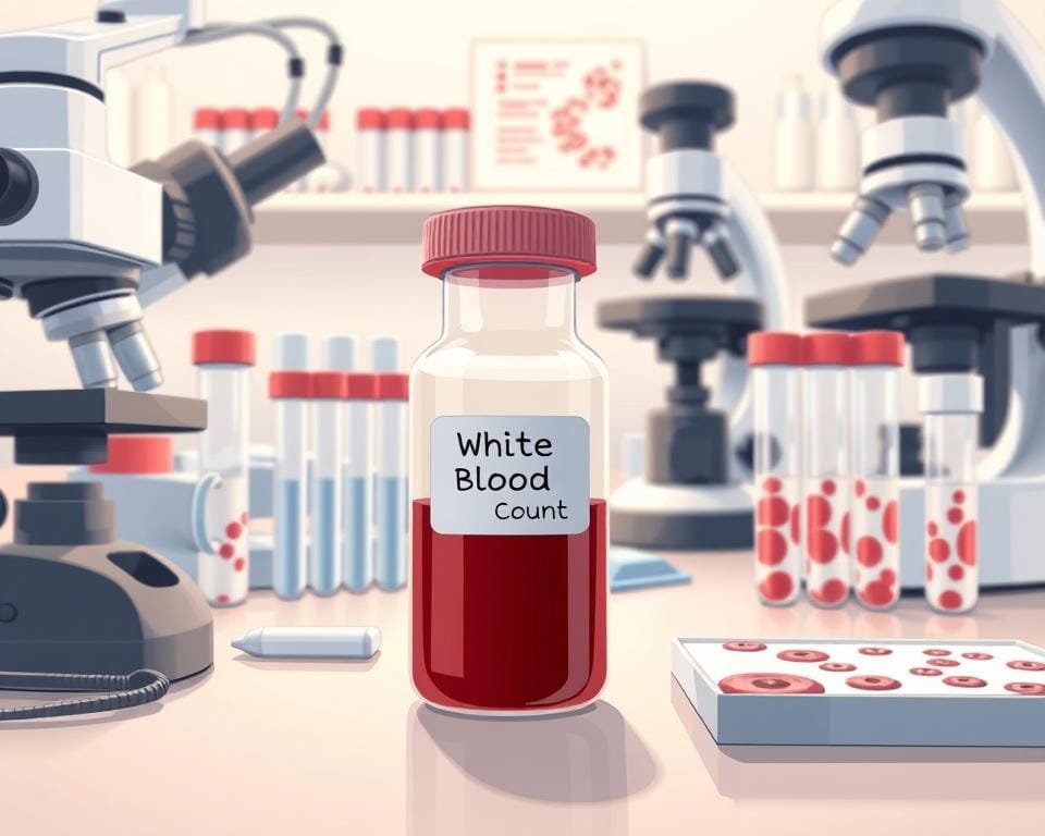 White blood cell count blood test