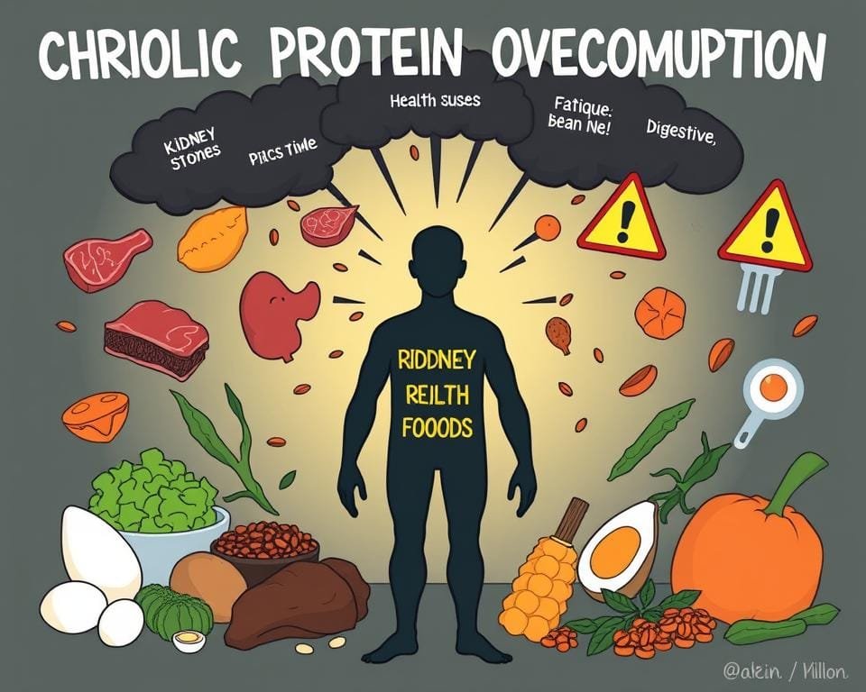 what happens if you eat too much protein