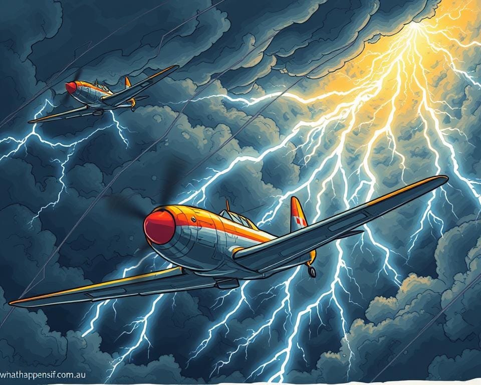 historical aircraft lightning strike incidents