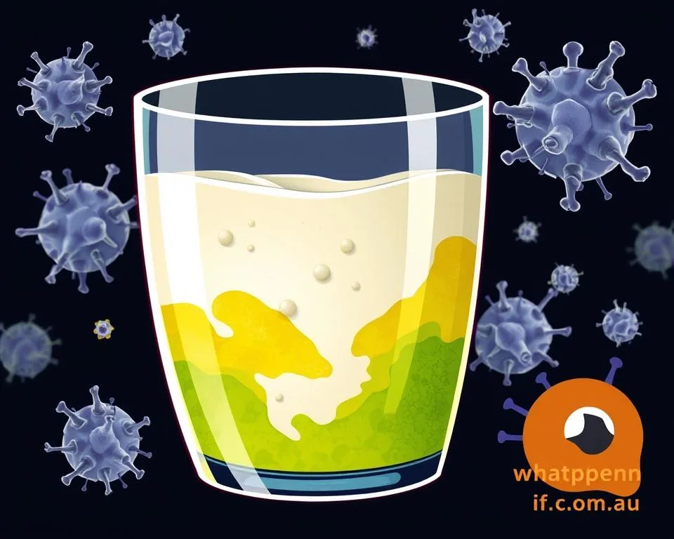 bacterial overgrowth in milk
