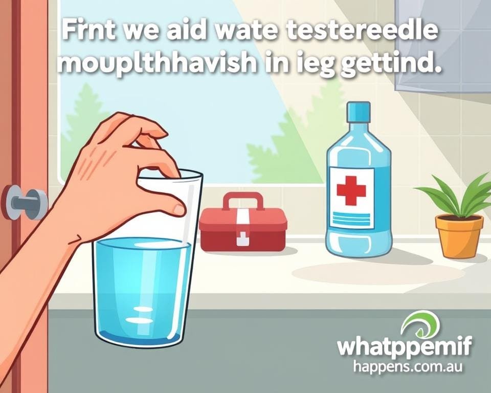 first aid measures for accidental mouthwash ingestion