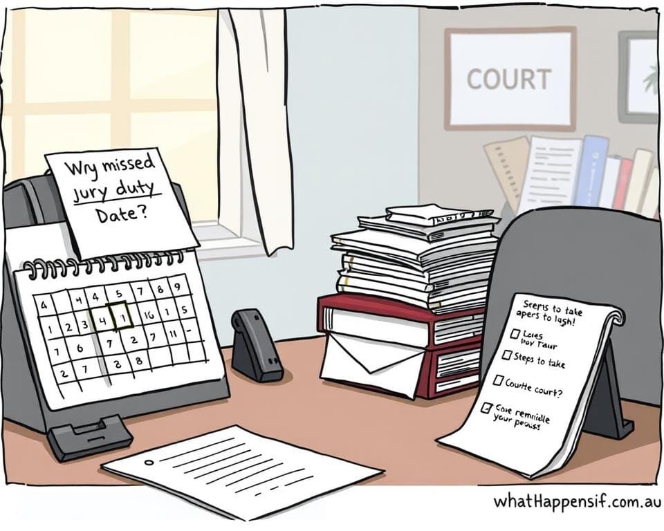 steps to take after missing jury duty steps to take after missing jury duty