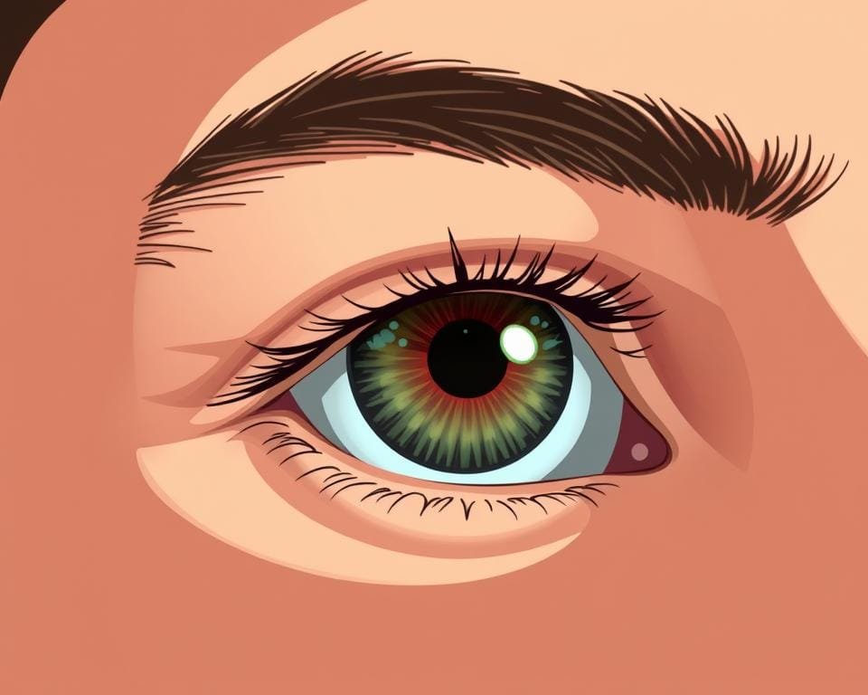 Unique eye pigmentation