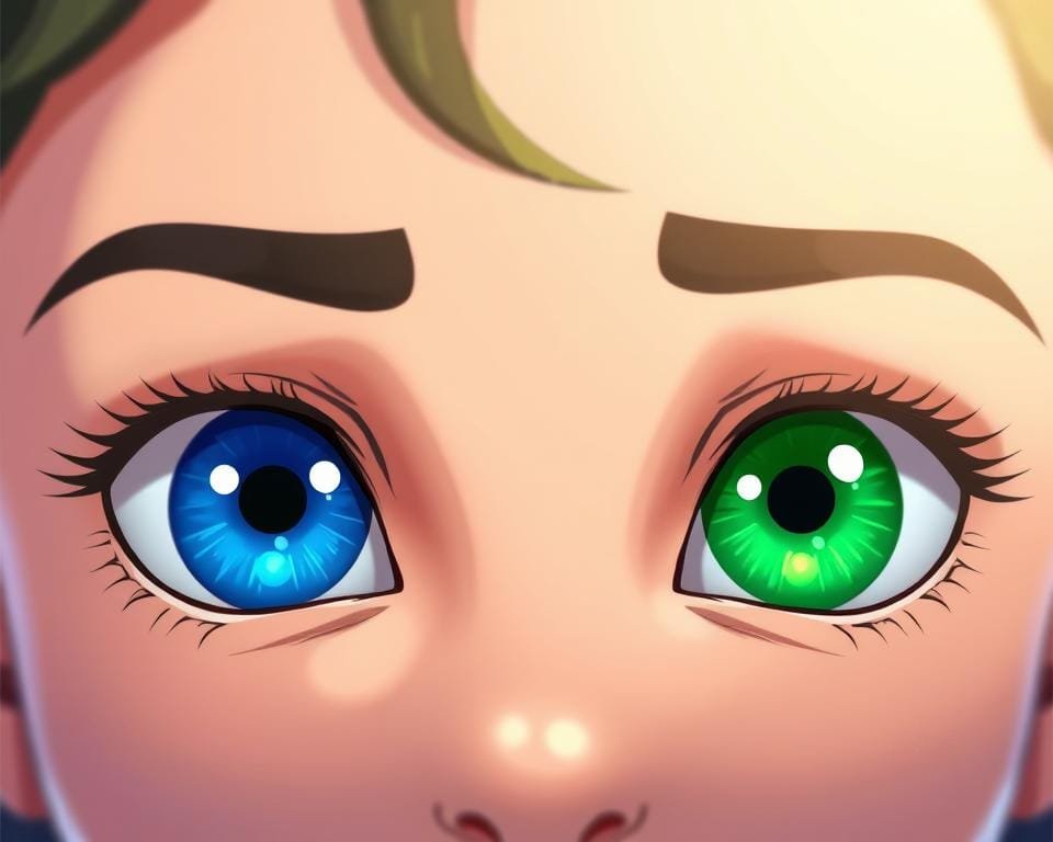Unusual eye colors
